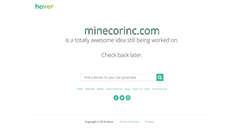 Desktop Screenshot of minecorinc.com
