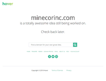 Tablet Screenshot of minecorinc.com